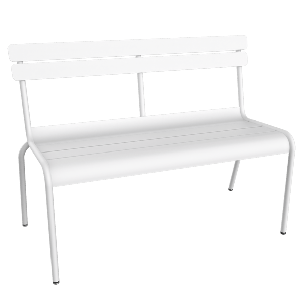 LUXEMBOURG BANC A DOSSIER 2 3 PLACES BLANC COTON SKU 411501