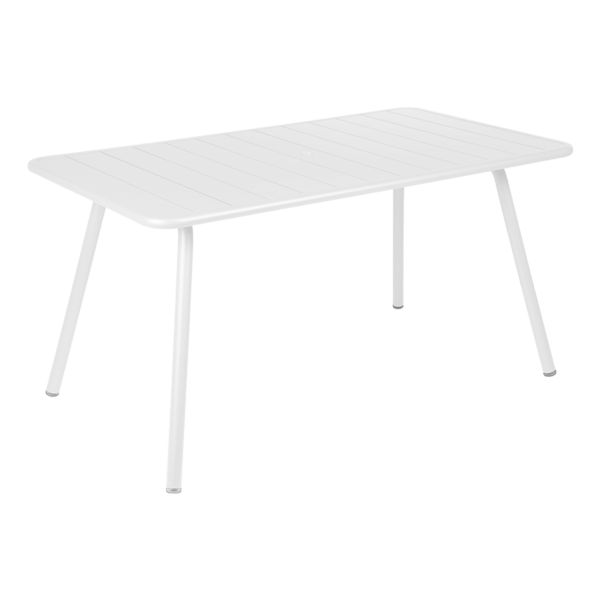 LUXEMBOURG TABLE 143x80 BLANC COTON