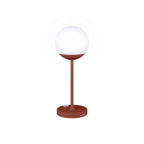 MOOON LAMPE H40 LUM FROIDE OCRE ROUGE